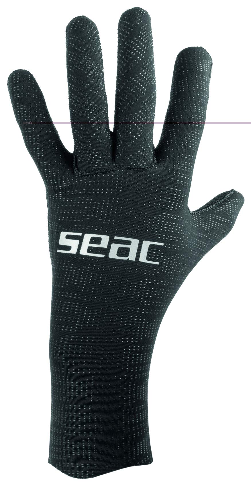 Seac Unisex's Ultraflex 2-5 mm Ultra-Elastic Neoprene Gloves for Diving and Spearfishing, Anti-Slip, Black, XS - XXL
