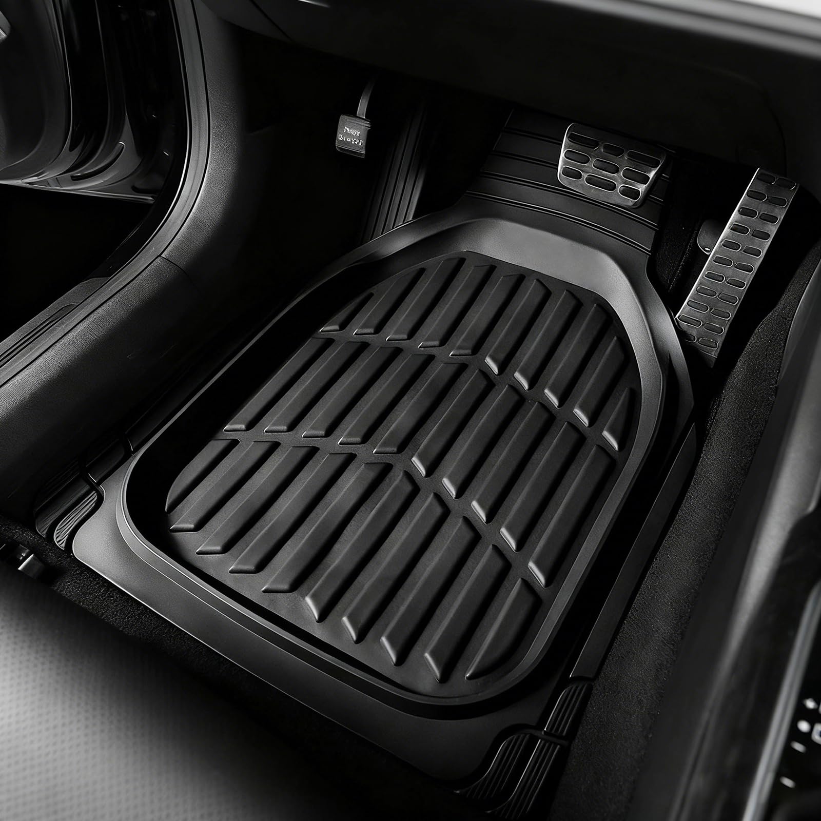 View 1 of ***STOCK PHOTO FOR REFERENCE ONLY***Car Carpet, Custom-Fit Non-Slip Vehicle Floor Mats, Durable Auto Carpet with Wear-Resistant Surface, Easy to Clean Car Floor Rugs for Sedan SUV Truck