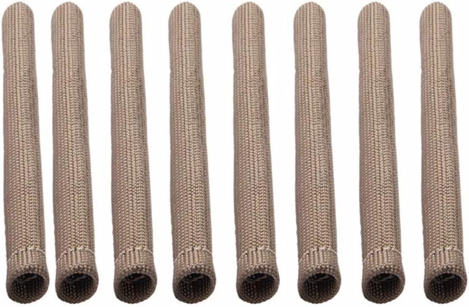 Titanium Spark Plug Wire Boots Heat Protector Sleeve,2500 Degree Cover/Wrap,8pcs
