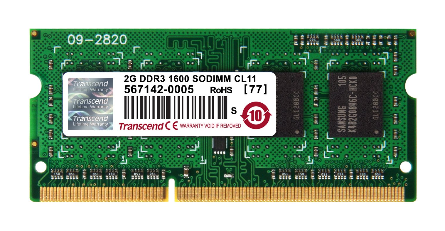 Amazon.co.jp: Transcend 2GB DDR3 2GB DDR3 1600MHz memory module