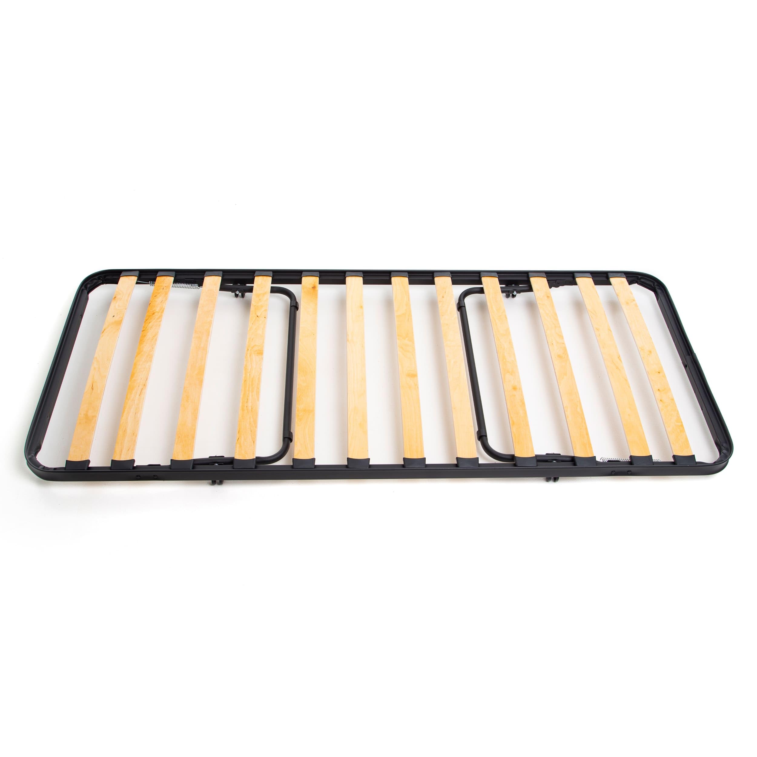 DOLCI SOGNI Letto a Scomparsa Singolo 80x190, Letto Estraibile con Struttura in Ferro, Letto Singolo Salvaspazio 100% Made in Italy, Rete Estraibile Sottoletto con Ruote per Ospiti