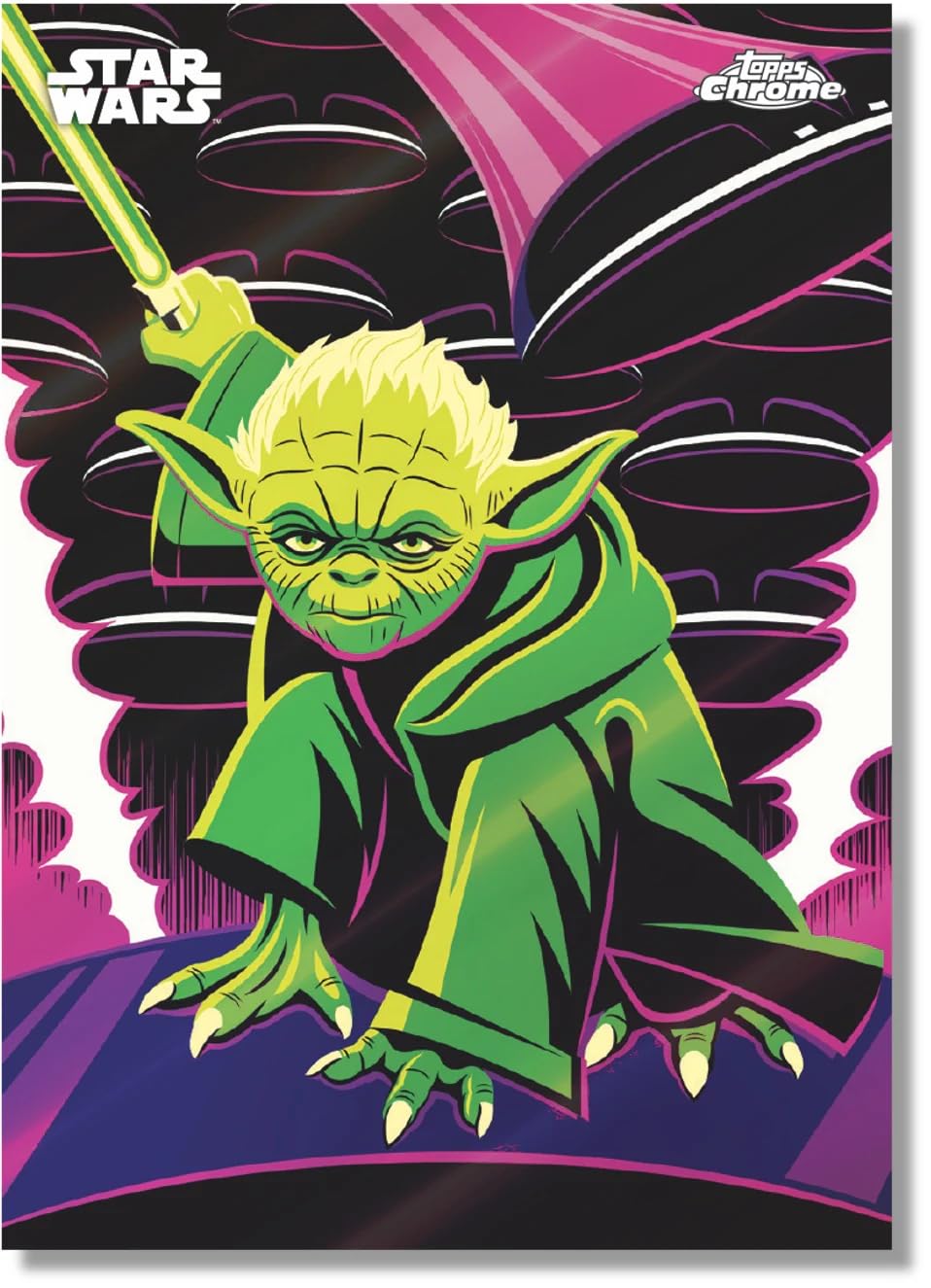 Karty Star Wars Topps Chrome 2025 Zestaw 8 Paczek Idealny na Prezent dla Fana Gwiezdnych Wojen