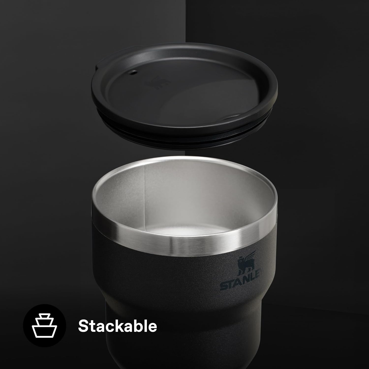 STANLEY Stay-Hot Termos Bardak 0.29 Litre – Siyah 2.0 | Paslanmaz Çelik