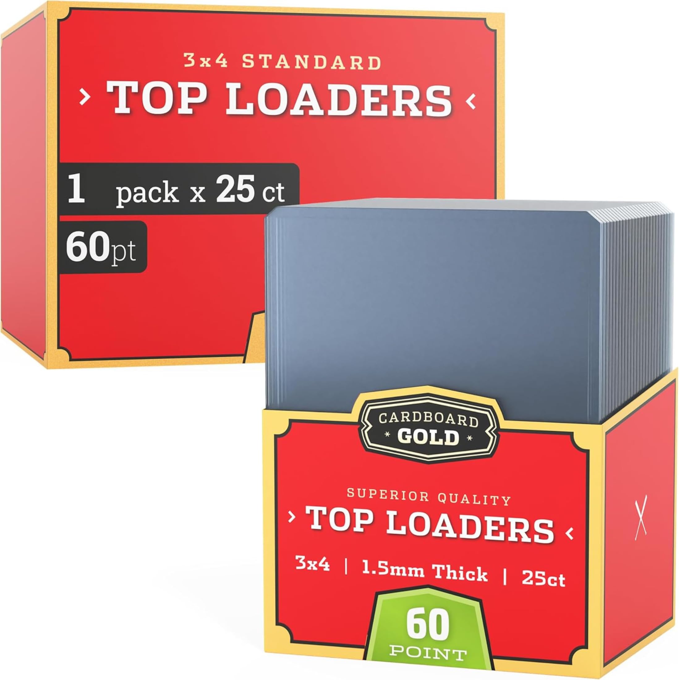 Amazon.com: CBG TL Parent 60 (Packs of 25, 25 Toploaders) : Toys
