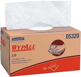 Kimberly Clark-KCC05320-05320 WYPALL L10 Utility Wipes, 125/Box, 18 Boxes/Carton