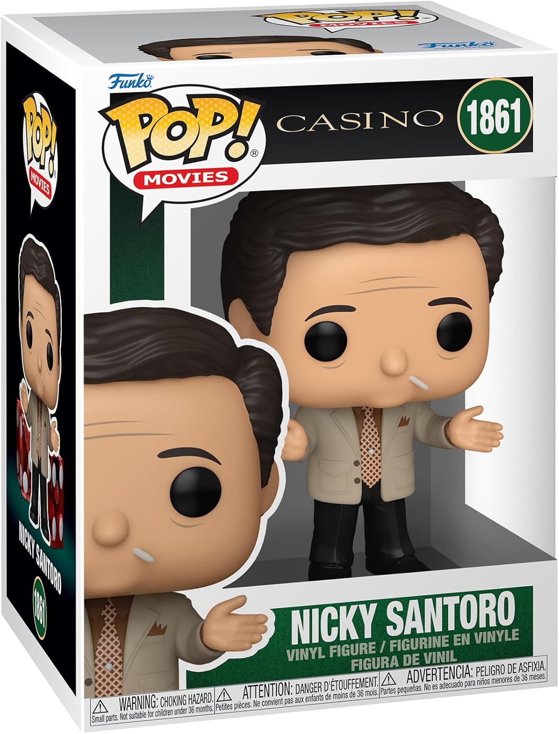 Funko POP Movies: Casino – Nicky Santoro - Collectable Vinyl Figure - Gift Idea - Official Merchandise - for Kids & Adults - Movies Fans - Model Figure for Collectors and Display