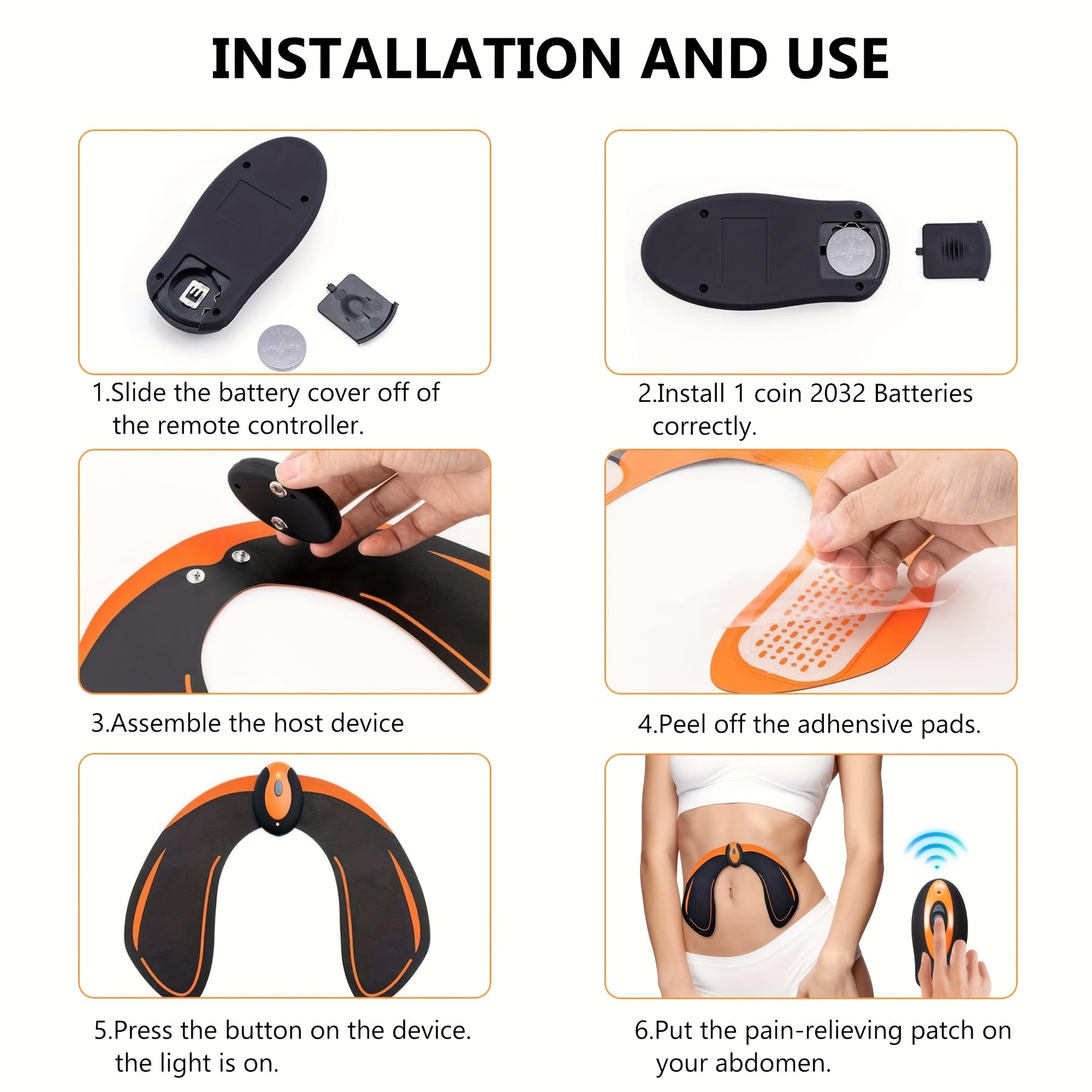 EMS Electrostimulateur Glutei, Fessier Stimulation électrique