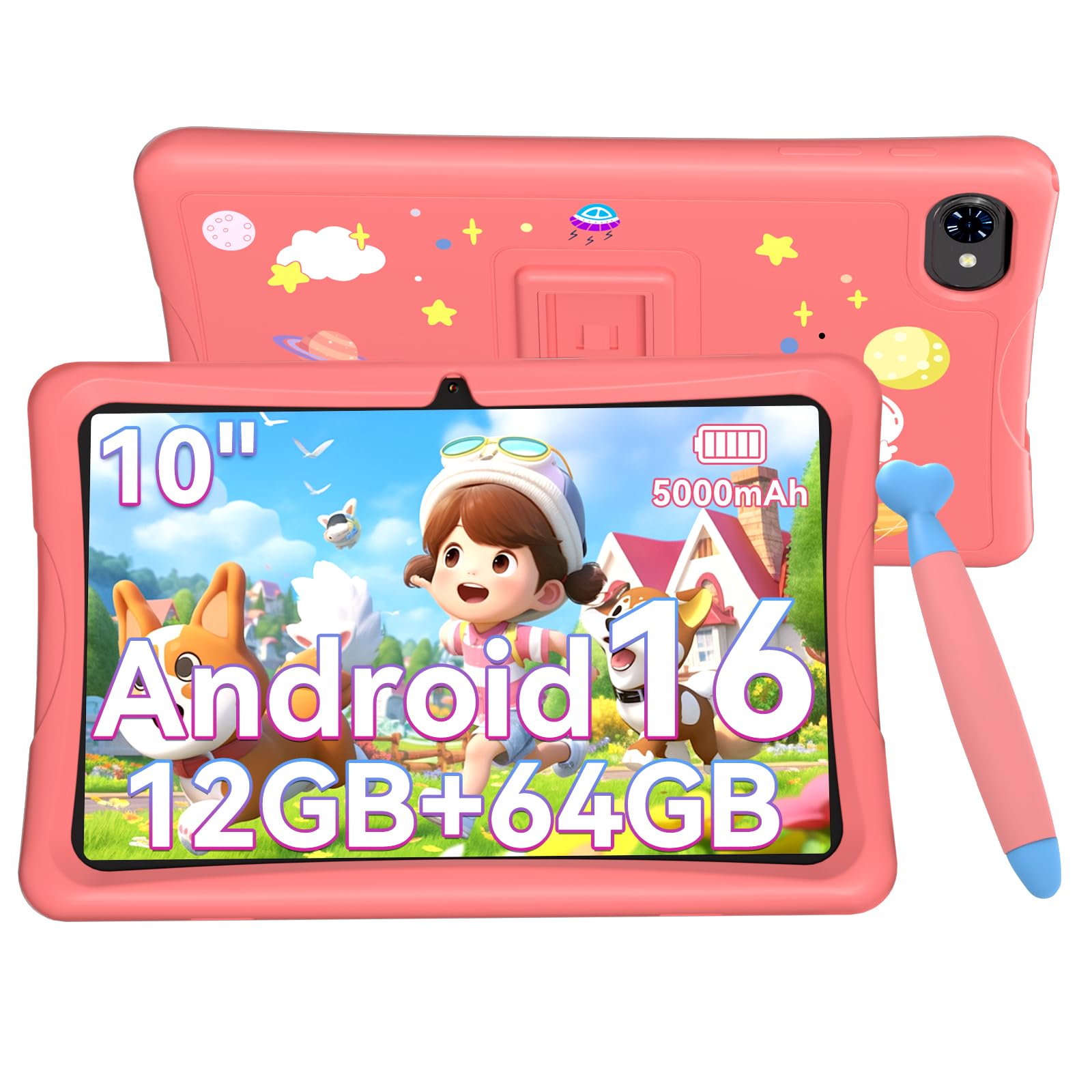 Amazon.co.jp: 【Android16 キッズタブレット 2026最新】TABWEE K10
