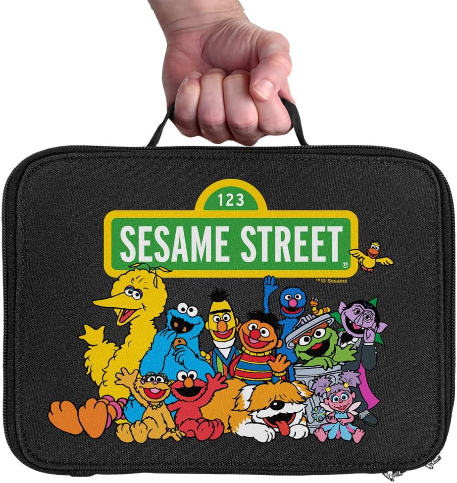 LOGOVISION Sesame Street Gang'S Together Insulated Soft Sided Lunch Box - Reusable Lunch Bag For School Office Work, BPA Free, 10"x8" - Image 3