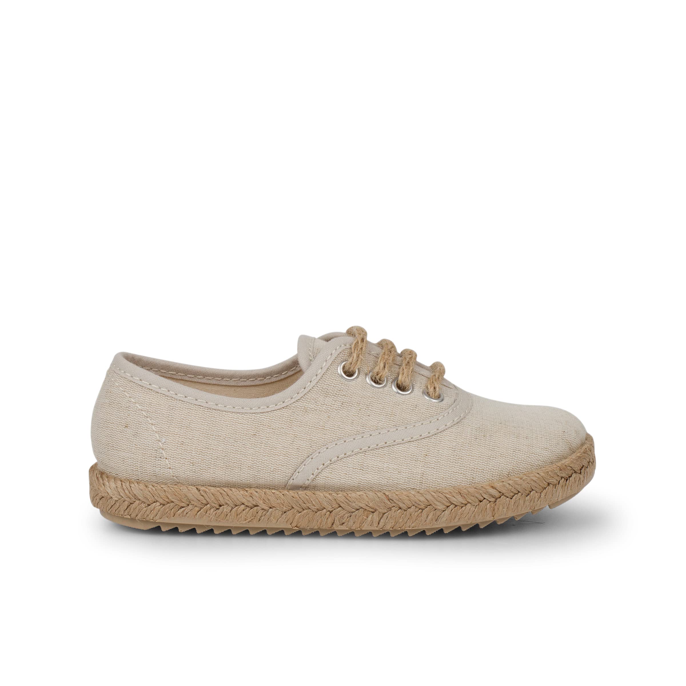Pisamonas Zapatillas Niños Suela Y Cordones Yute