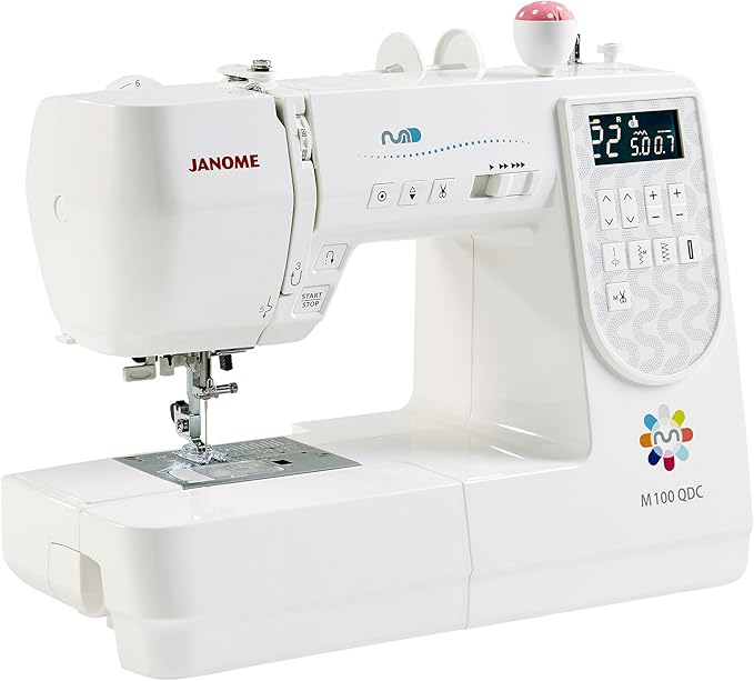 Janome M100 QDC Computerised Sewing Machine. Save £60 Extra Wide Table Included & Bonus Pack