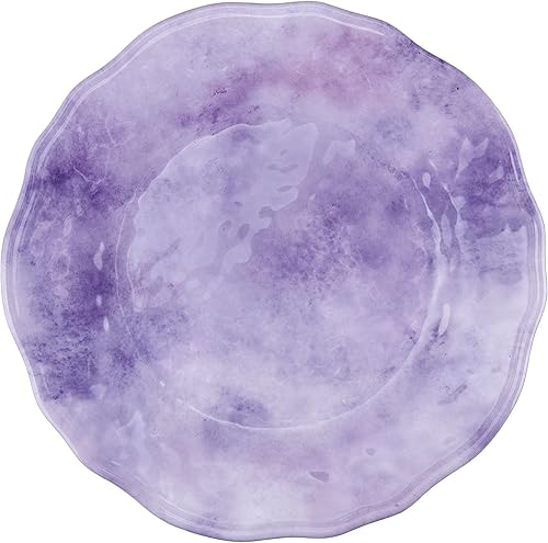 Miniatura 26 de UP ware Campanula - Juego de vajilla de melamina de 12 piezas, juego de platos para exteriores, juegos de platos y cuencos, servicio para 4, azul