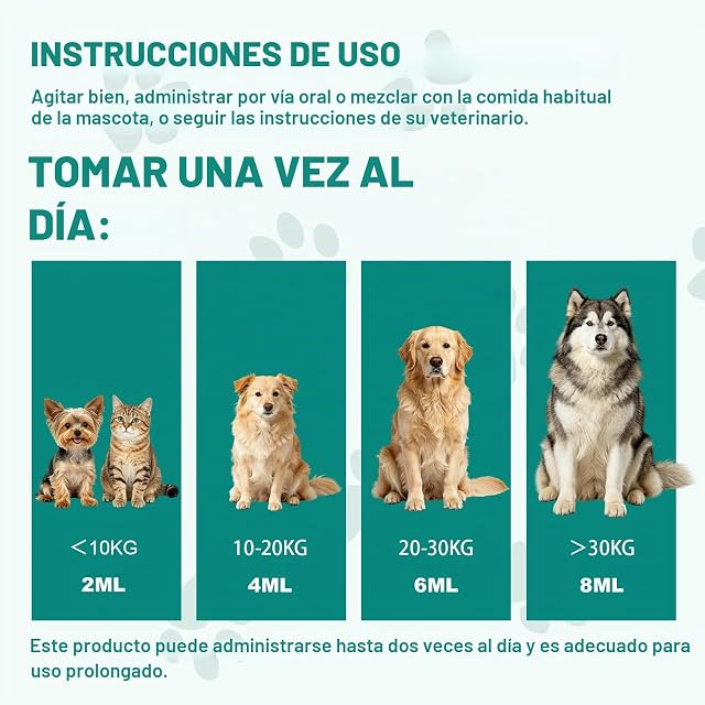 Foto 6 de 8 de ENTEFLORAX - Emulsión líquida para perros y gatos con prebióticos y postbióticos