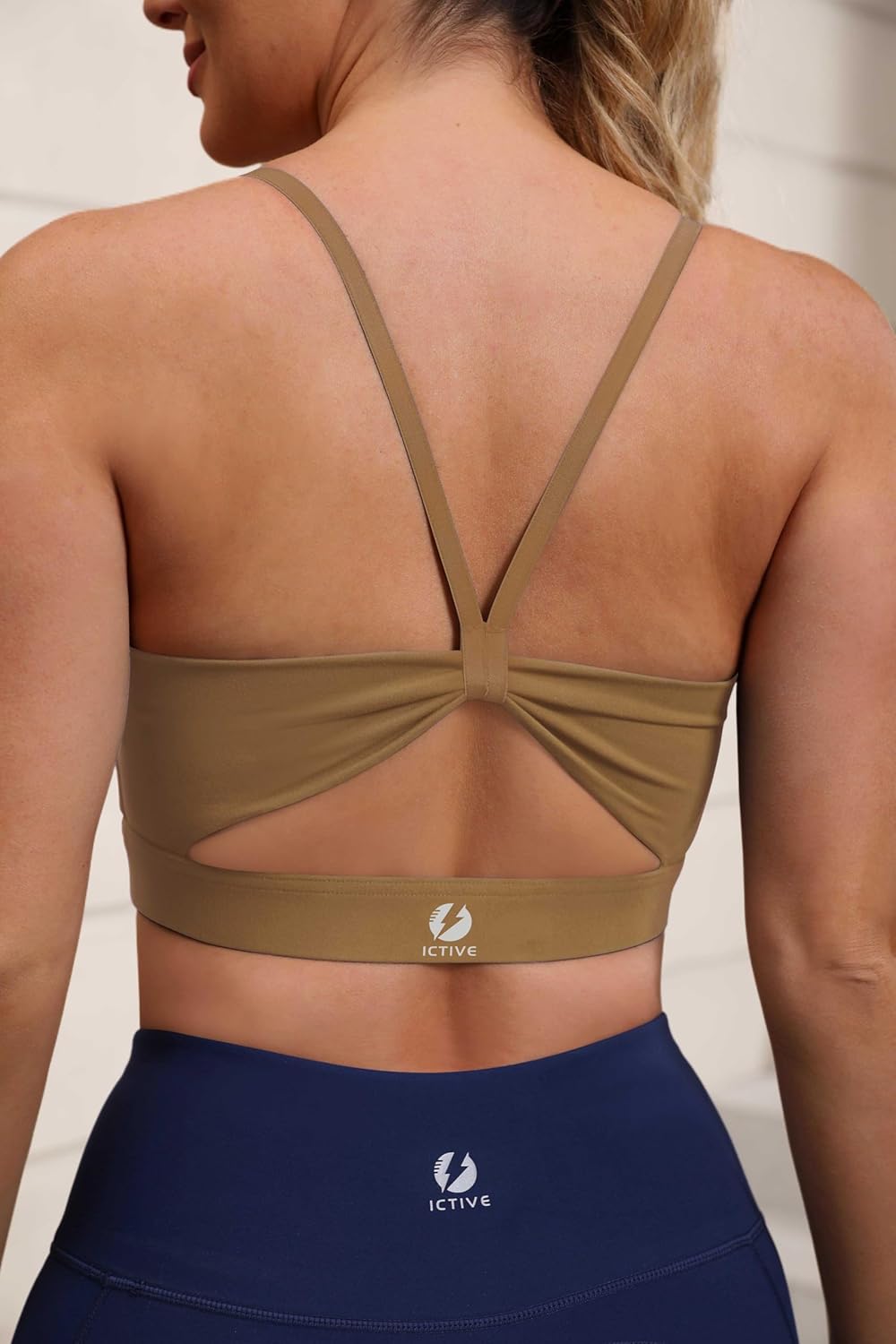 Sports Bras for Women High Impact Bust Push up Hollow Out Back Workout Running Bra