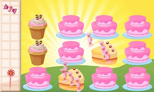 Candy Doces e bolo Jogos de Memória para crianças e miúdos ! gratuito