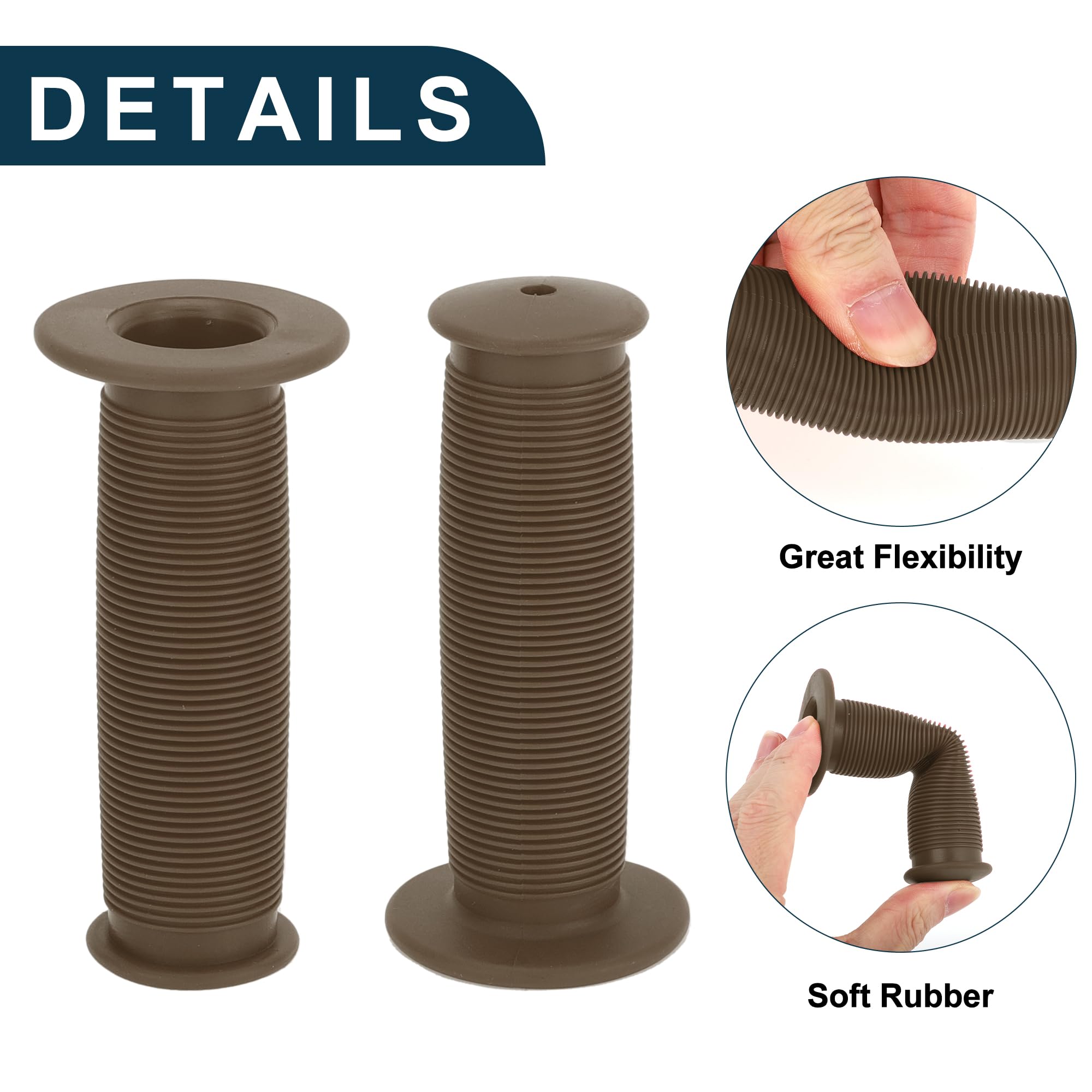 TUCKBOLD Bike Handlebar Grips Covers 100mm Long Lightweight - Image 3