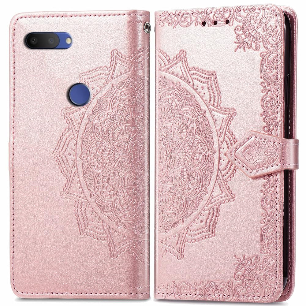 Wuzixi Wallet Cover Per Alcatel 1 2019. Funzione Stand, Slot Cart - Foto 8