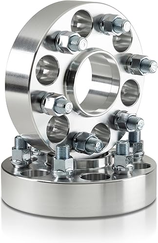Espaciadores de rueda centrados de 1.5 pulgadas, 6 x 120 pulgadas, compatibles con GMC Canyon Acadia, compatible con Cadillac SRX XT5 XT6,
