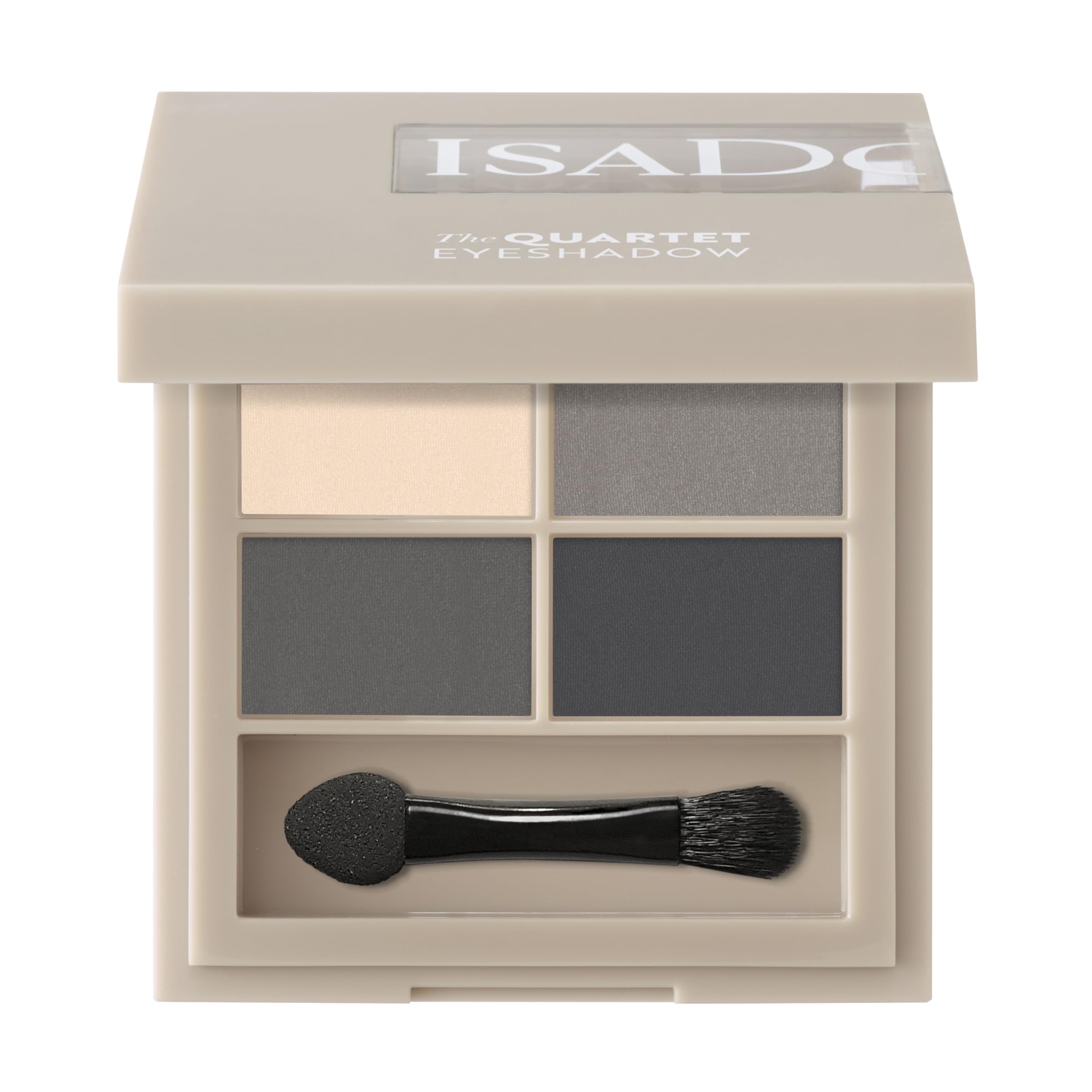 Isadora Palette Di Ombretti Quartet – Eyeshadow Palette Per Trucco Impeccabile – Vegano – Splendido Set Di Trucco Con Quattro Ombretti – 03 Smoky Eyes-image