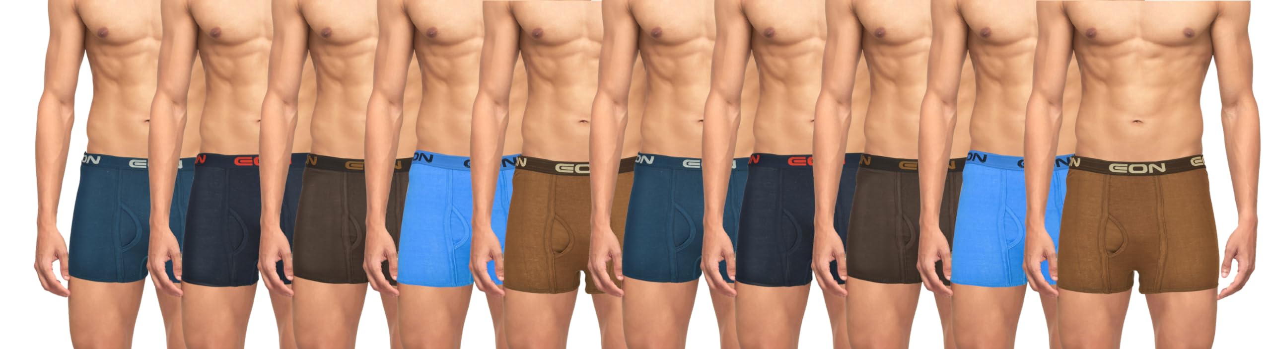 Eon Mini Trunk Front Open Underwear for Men (Pack of 10)-image-44