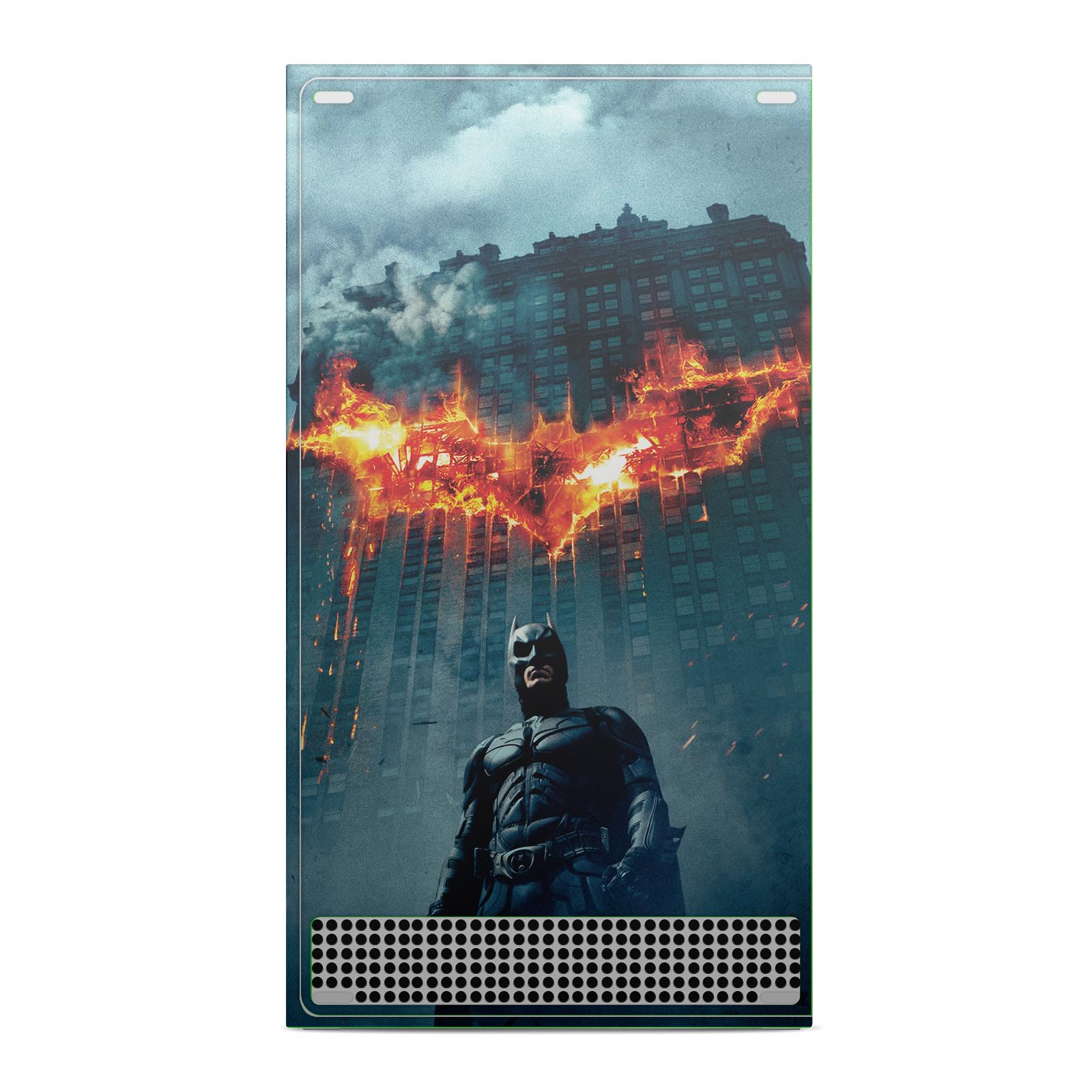 Head Case Designs Offizielle The Dark Knight Batman-Plakat Wichtige Kunst Vinyl Haut Gaming Aufkleber Abziehbild Abdeckung kompatibel mit Xbox Series S Console