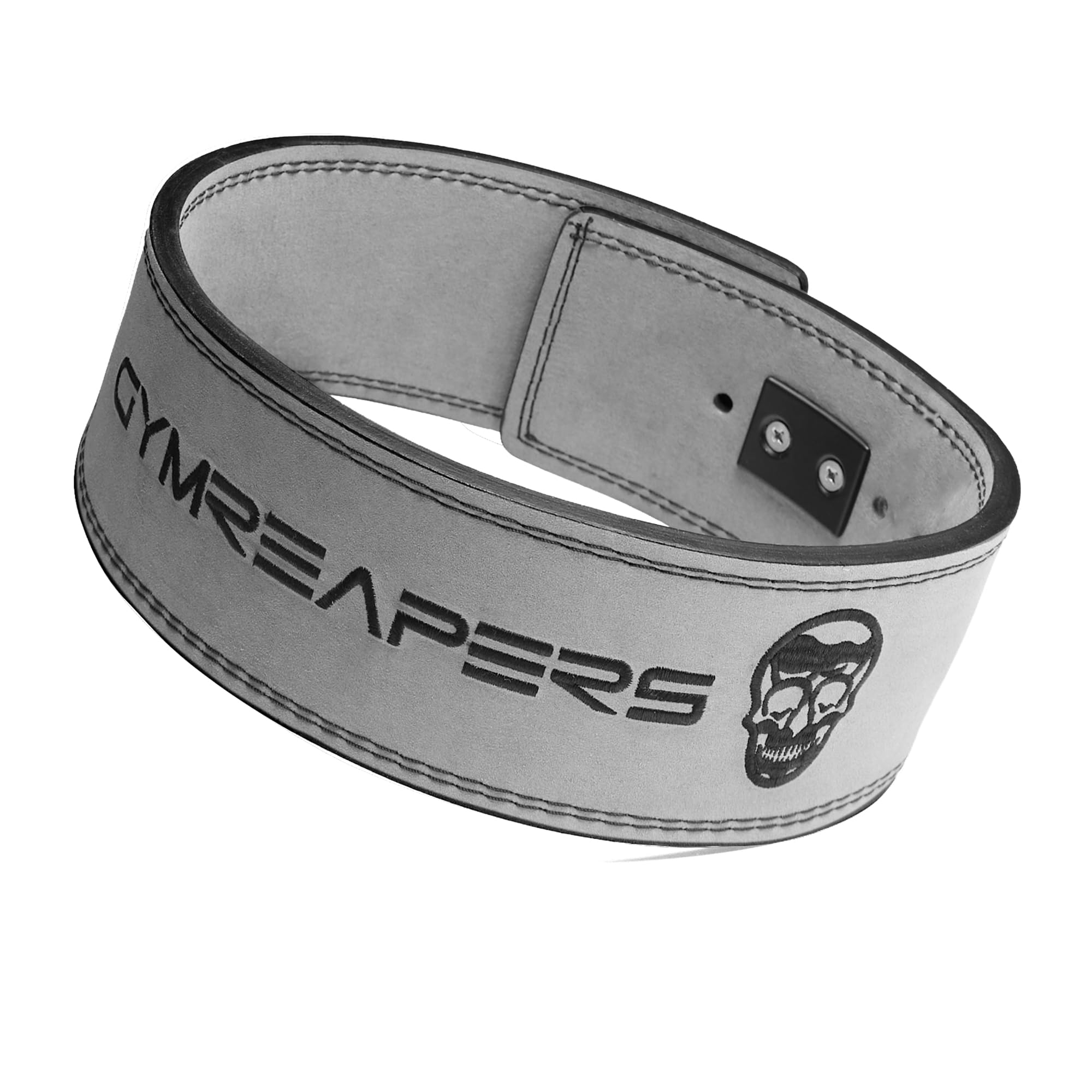 Gymreapers 10MM Lever Weightlifting Belt Leather Adjustable Heavy Duty Buckle Belt, IPF Approved for Powerlifting, Weightlifting, and Strength Training