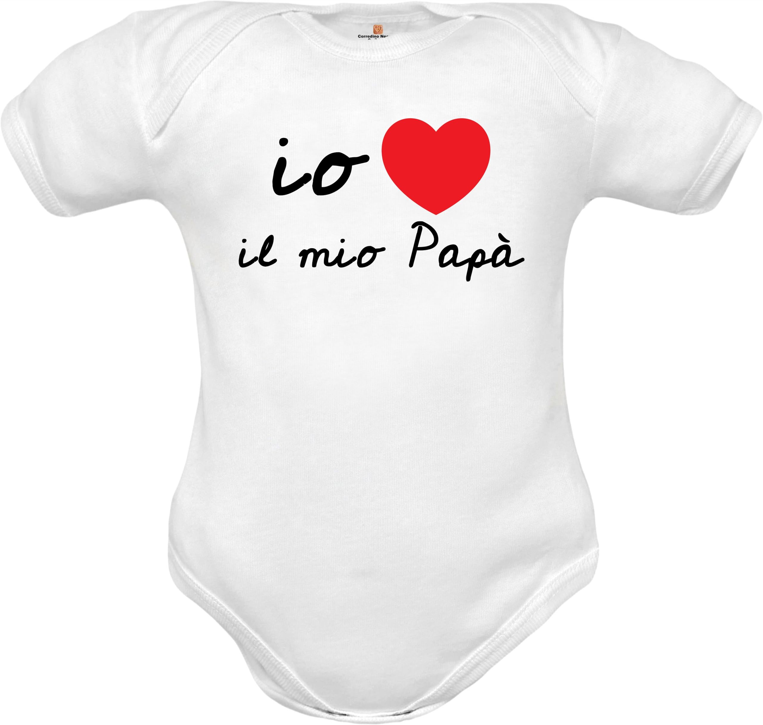 body per neonati cotone frase Io amo il mio papà manche corte o in caldo cotone manica lunga set con bavetta cappello e tutine neonati