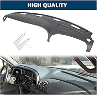 Vista 5 de ECOTRIC Cubierta para salpicadero Compatible con camionetas Dodge Ram 1500 de 1998 a 2001, Dodge Ram 2500 Base/Dodge Ram 3500 Base de 1998 a 2002