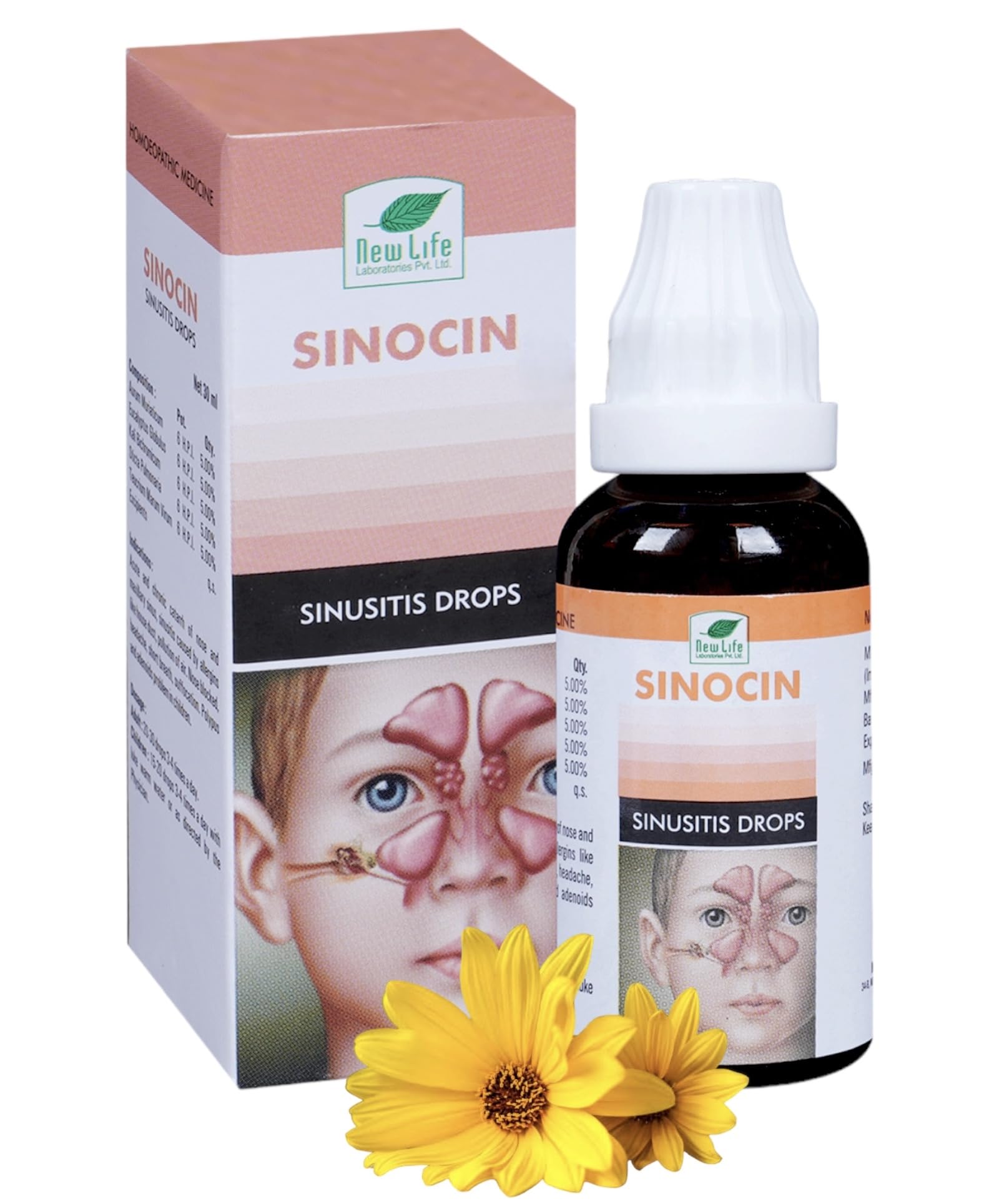 Mep-12 Newlife Sinocin Drops Homeopathy - 30ml