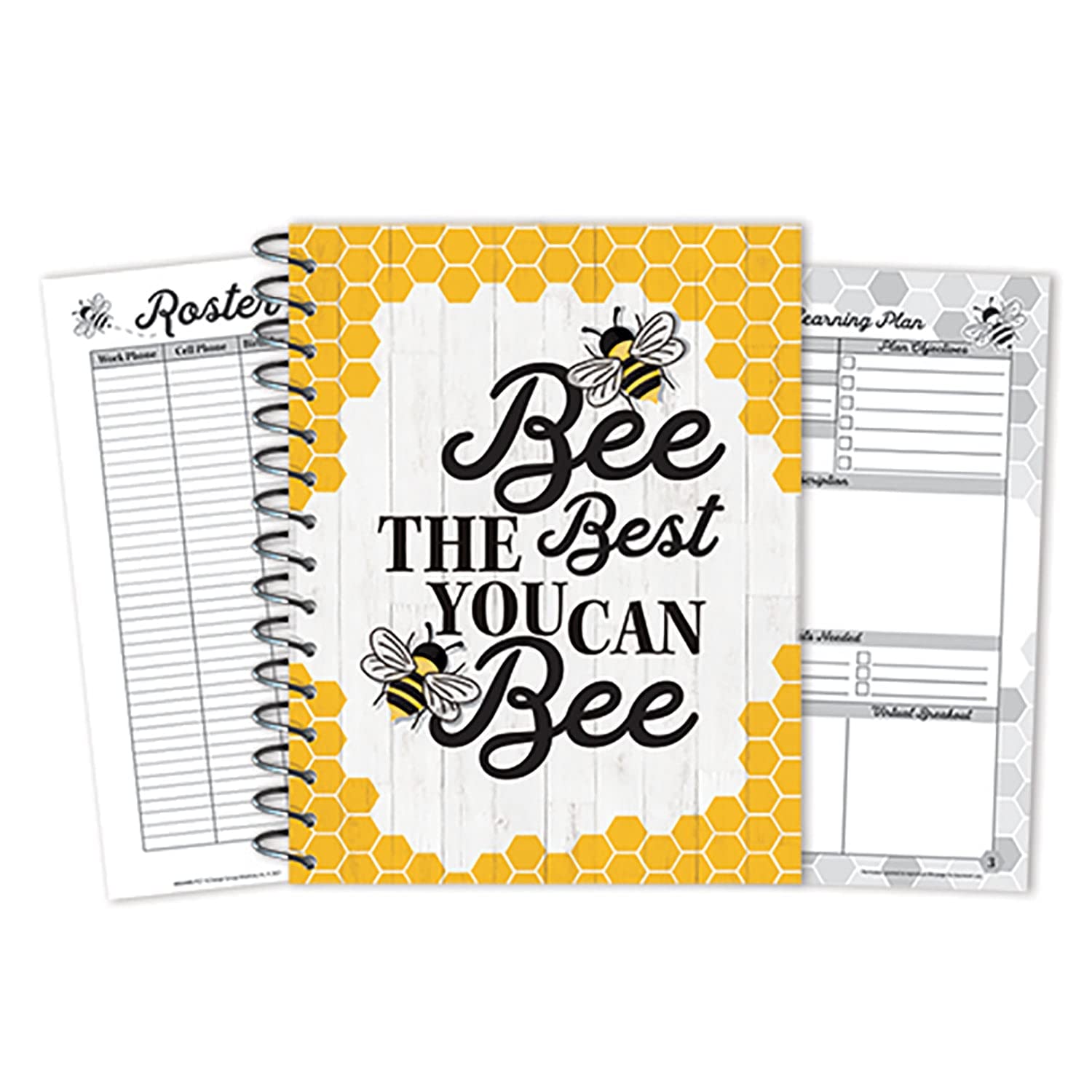 The Hive Lesson Plan livre de bord d'école à spirales robustes et pratiques