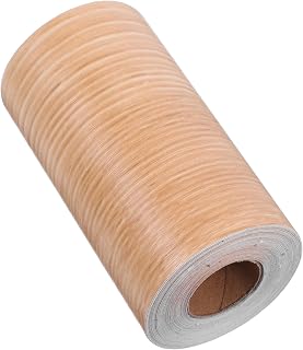 10m Self-Adhesive Wood Grain Repair Tape Patch for Furniture Renovation Easily Cuttable for Tables Chairs Doors Floors Khaki