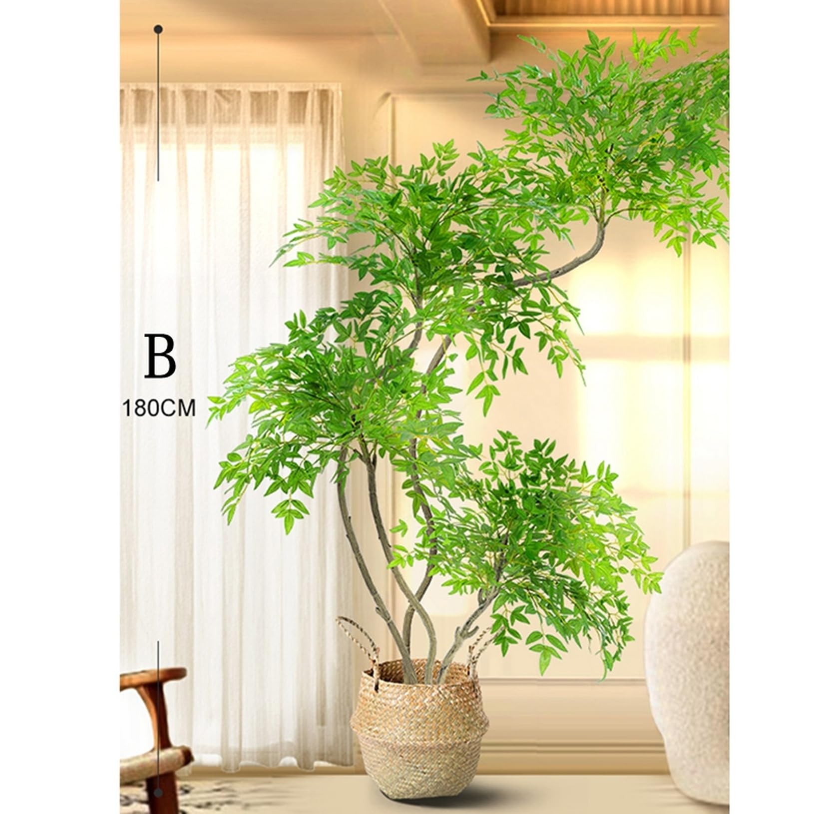 人工観葉植物 約150cm 緑色葉 Amazon｜人工観葉植物 フェイクグリーン 光触媒 造花 人工植物