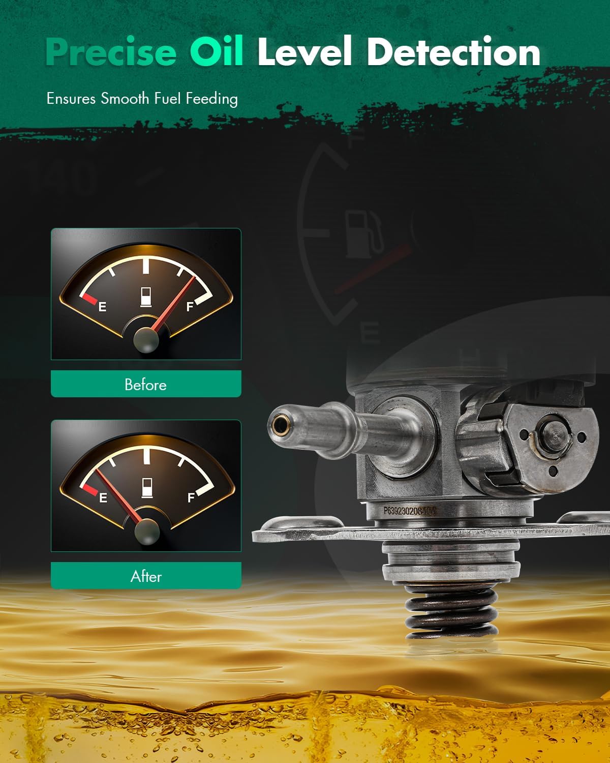 SCITOO High Pressure Fuel Pump Replacement for BUICK ENVISION 2016-2019, for CHEVROLET COLORADO 2015-2019, for GMC CANYON 2015-2019