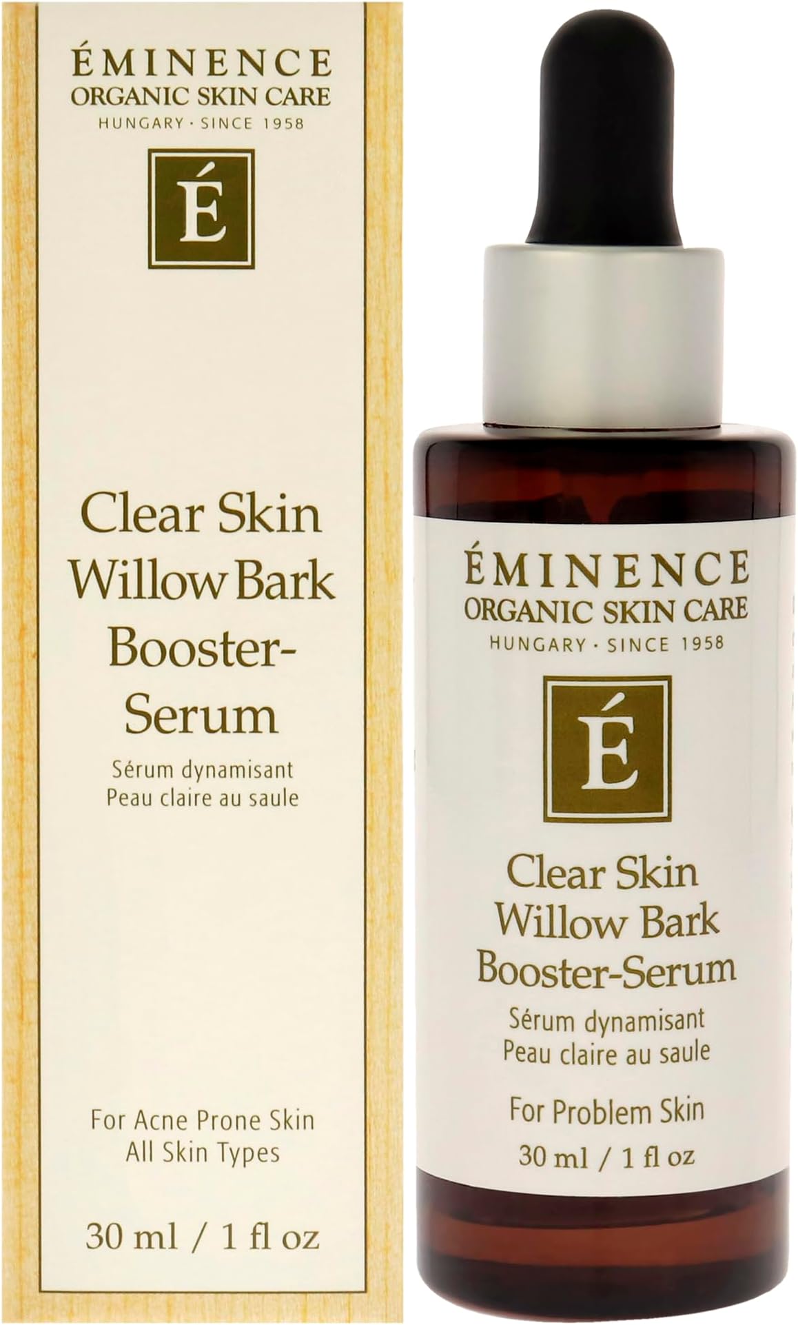 Organic Clear Skin Willow Bark Booster Serum, 1 Ounce