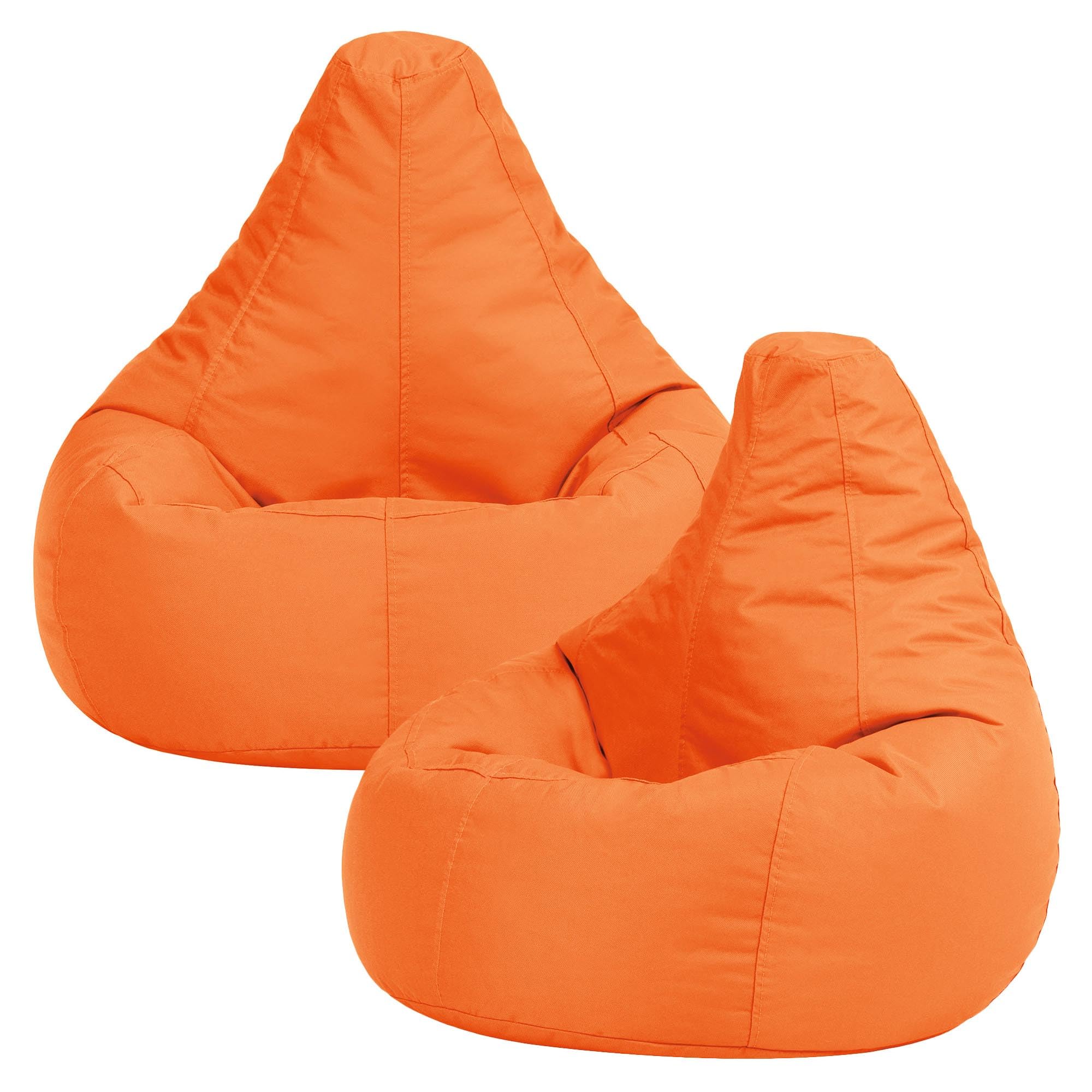 Bean Bag Bazaar Outdoor Kids Bean Bag with Filling, 2 Pack, Orange — image 1
