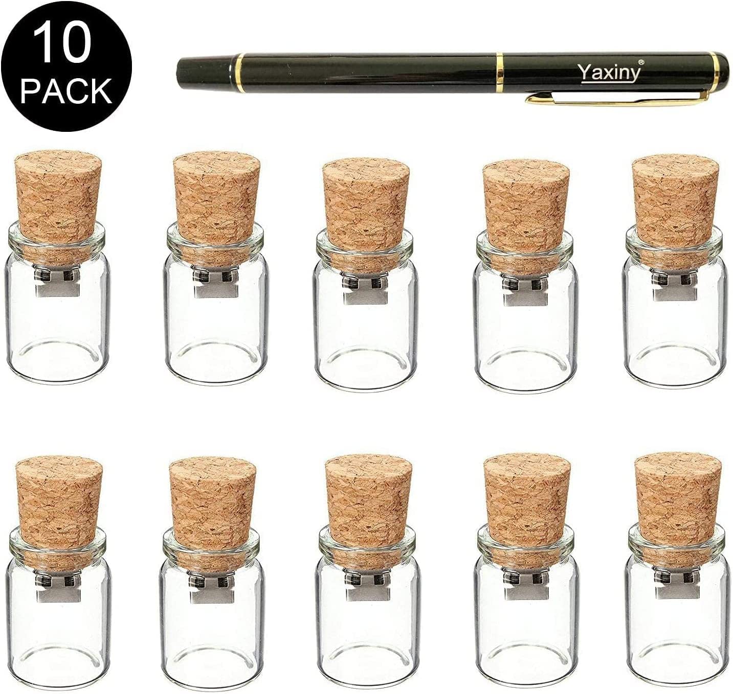Memoria USB de alta calidad, bonito diseño de botella de deriva (10 unidades) (32.0 GB)