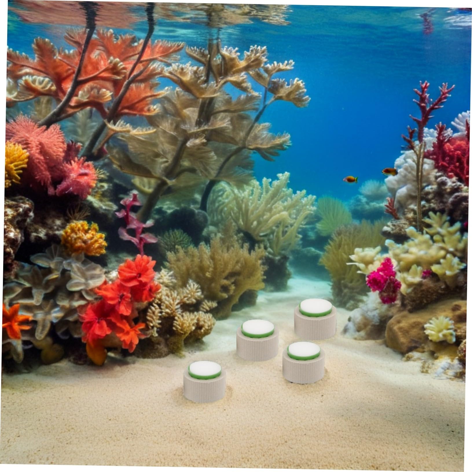 15 Satz Aquarium Pflanzenhalter Pflanzengewichte Keramik Ringe Anti-schwebend Pflanzenschutz Fischglas Dekoration Wasserpflanzen Fixierhalter für Aquarien Gestaltung