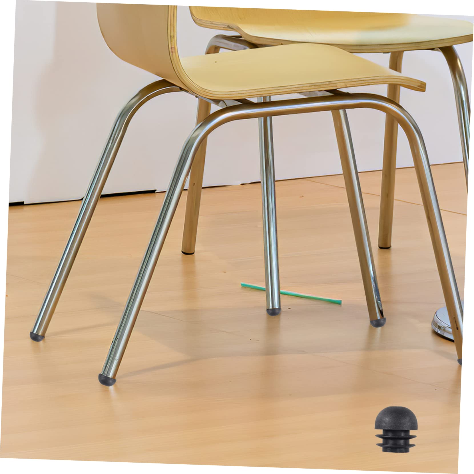 20 Tapas Protectoras De Plástico Para Patas De Sillas Y Muebles (Doble Tubo): Adiós A Los Arañazos En El Suelo