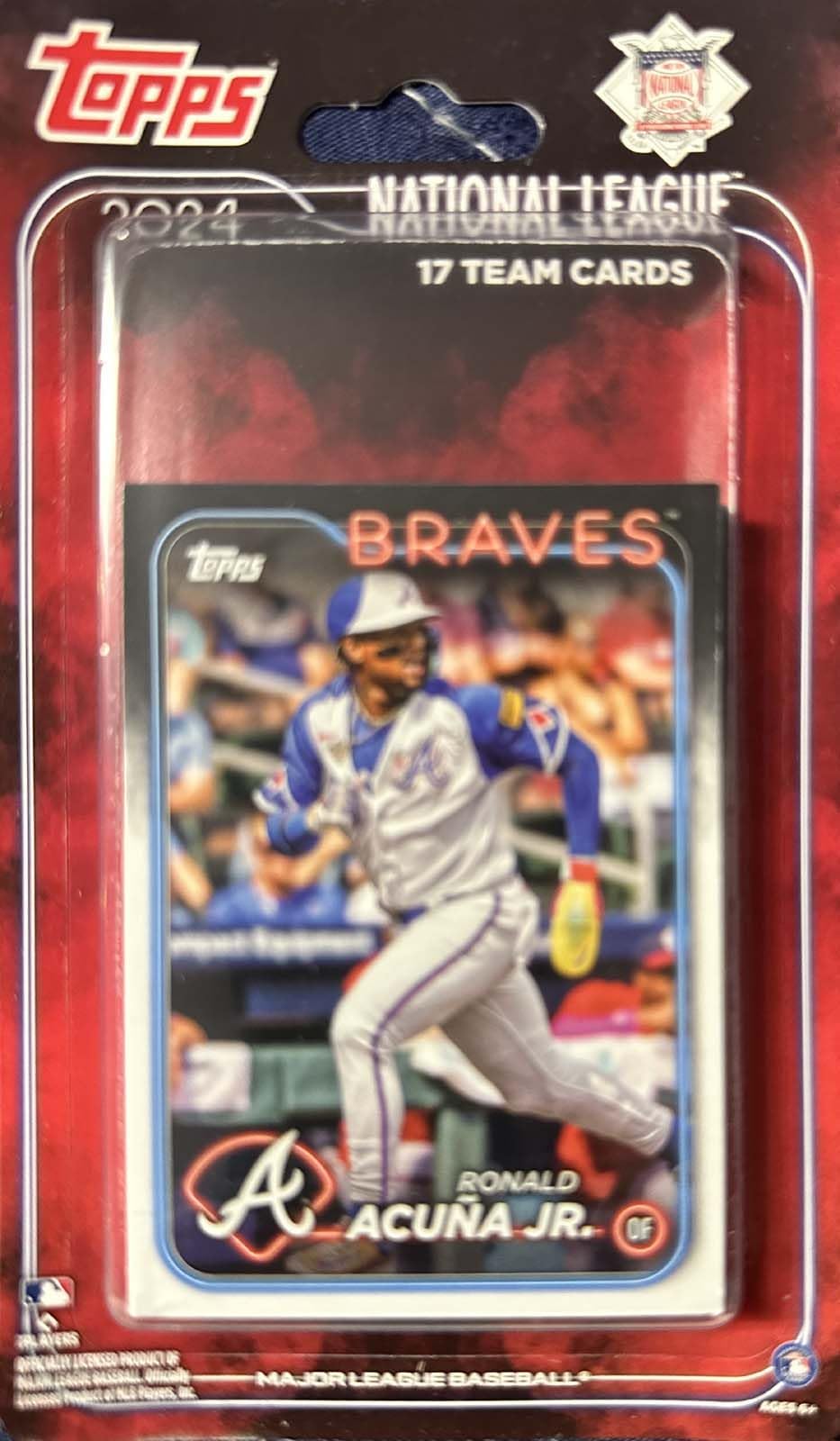2024 Topps National League All Star Standouts Factory Sealed Limited Edition 17 Card Team Set Featuring Ronald Acuna, Mookie Betts, Bryce Harper and Shohei Ohtani Plus