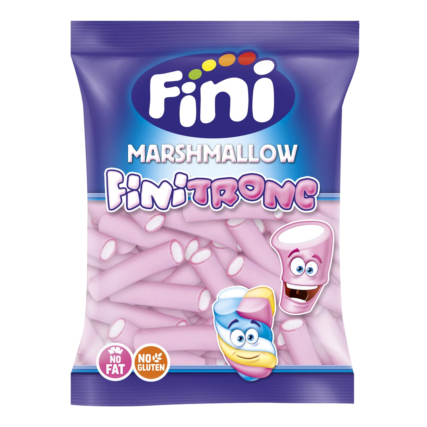 Fini Tronc - Marshmallow Bicolor - Espumas Dulces - 125 piezas