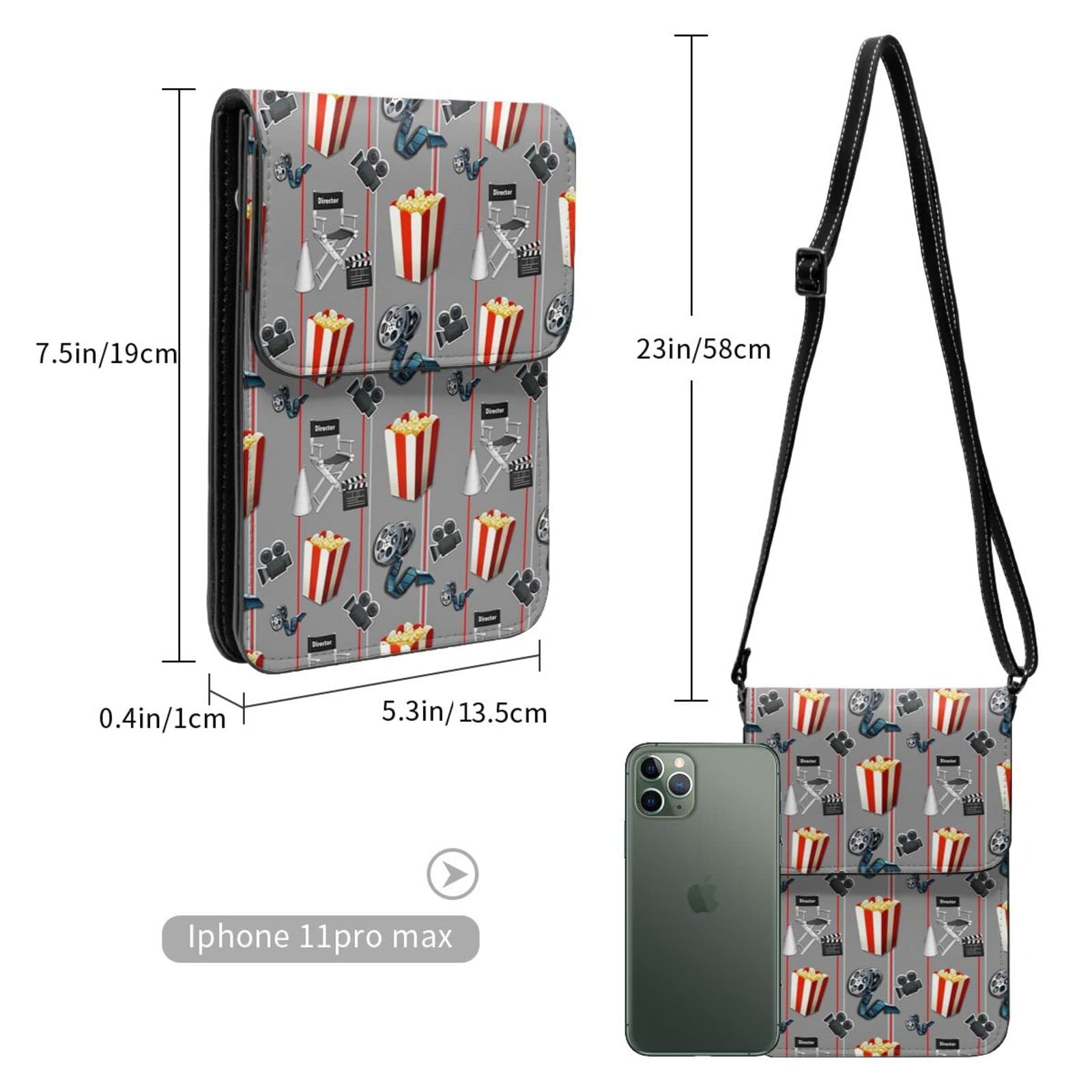 Amazon.co.jp: 映画ウォッチャーポップコーン スマホポーチ レディース