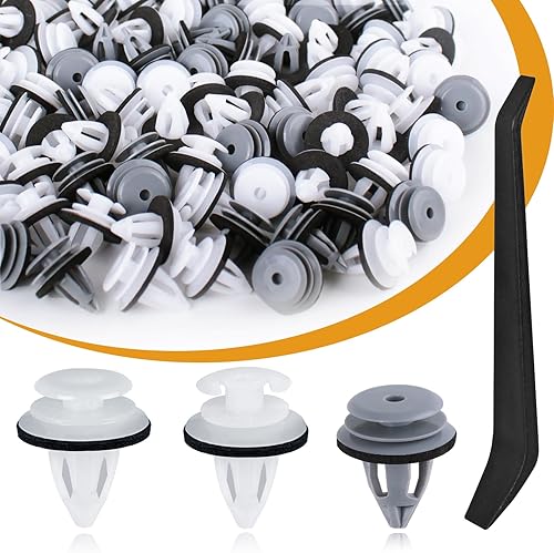 Xislet 120 clips de retención para panel de moldura de puerta compatibles con BMW 3 5 7 Series E36 E34 E38 E39 M3 X1, X3, X4, X5, X6 Reemplazar