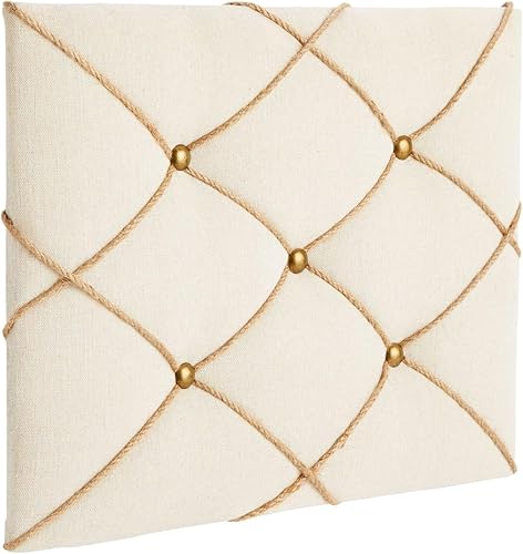 Miniatura 5 de Farmlyn Creek Tablero de anuncios rectangular de tela, tablero de fotos para fotos, estilo granja y decoración de pared de oficina, 16 x 12