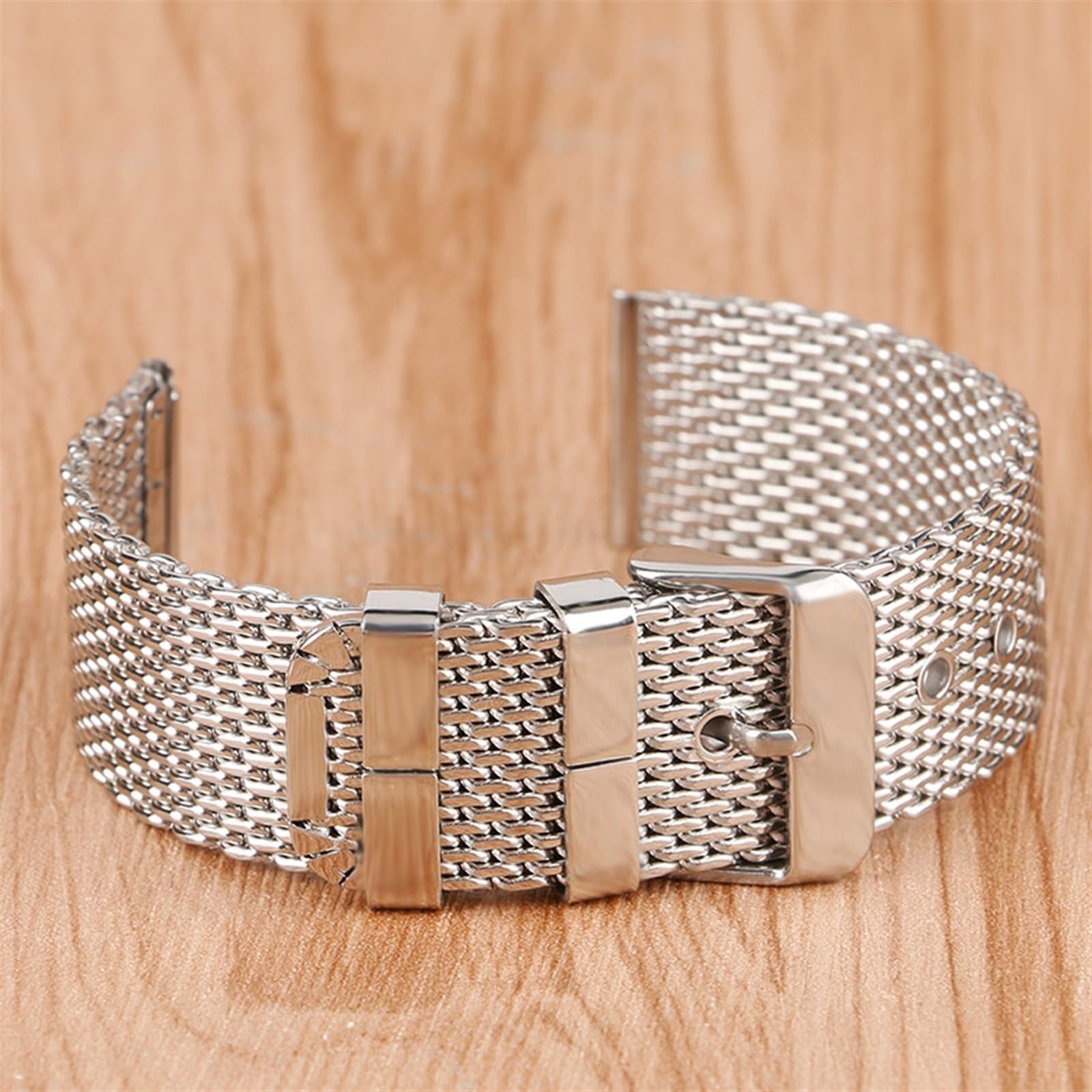 Correa de Reloj de Acero Inoxidable, Correa de 20/22/24mm, Hebilla de Repuesto, Pulsera de muñeca, Reloj de Malla