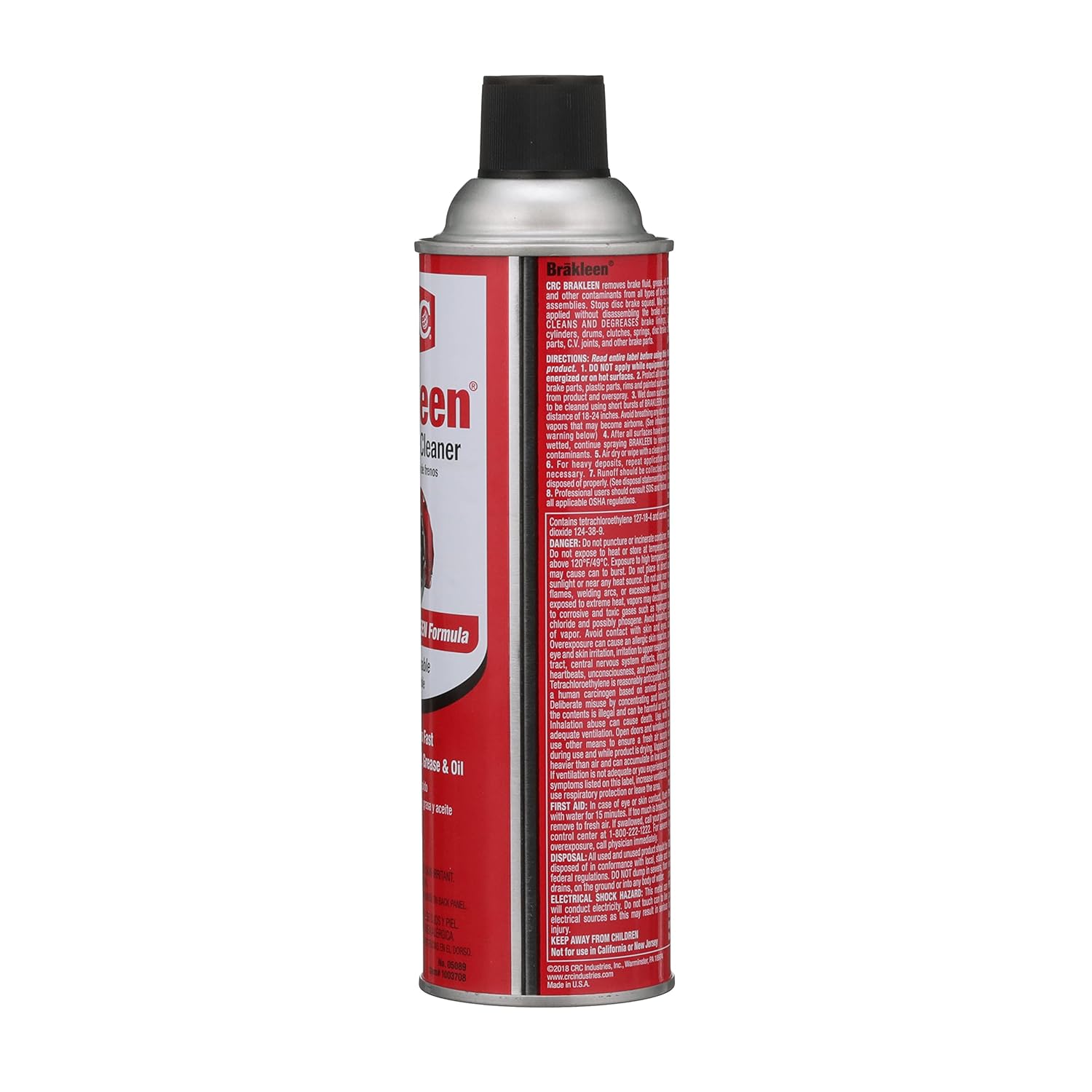 WD-40-490224 Multi-Use Product with Smart Straw Sprays 2 Ways, 14.4 OZ [2-Pack] & CRC BRAKLEEN Brake Parts Cleaner - Non-Flammable -1lb 3 Oz (05089): Industrial & Scientific