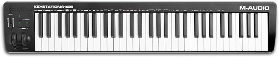 M-AUDIO Keystation 61 MK3 - 61 Tuşlu USB MIDI Klavye Controller Mac ve PC için, Ücretsiz Çevrimiçi / Uygulama Dersleri ve Yazılım Prodüksiyon Paketi