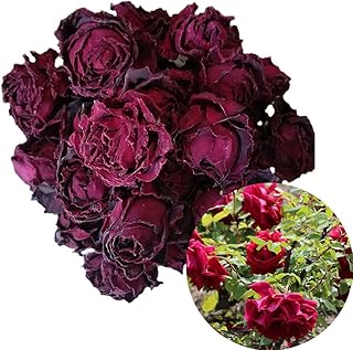 TooGet Fragrant Natural Deep Red Rose Buds Big Rose Flowers Organic Dried Flower Tea,Herbal Tea, Culinary Food Grade - 2 OZ