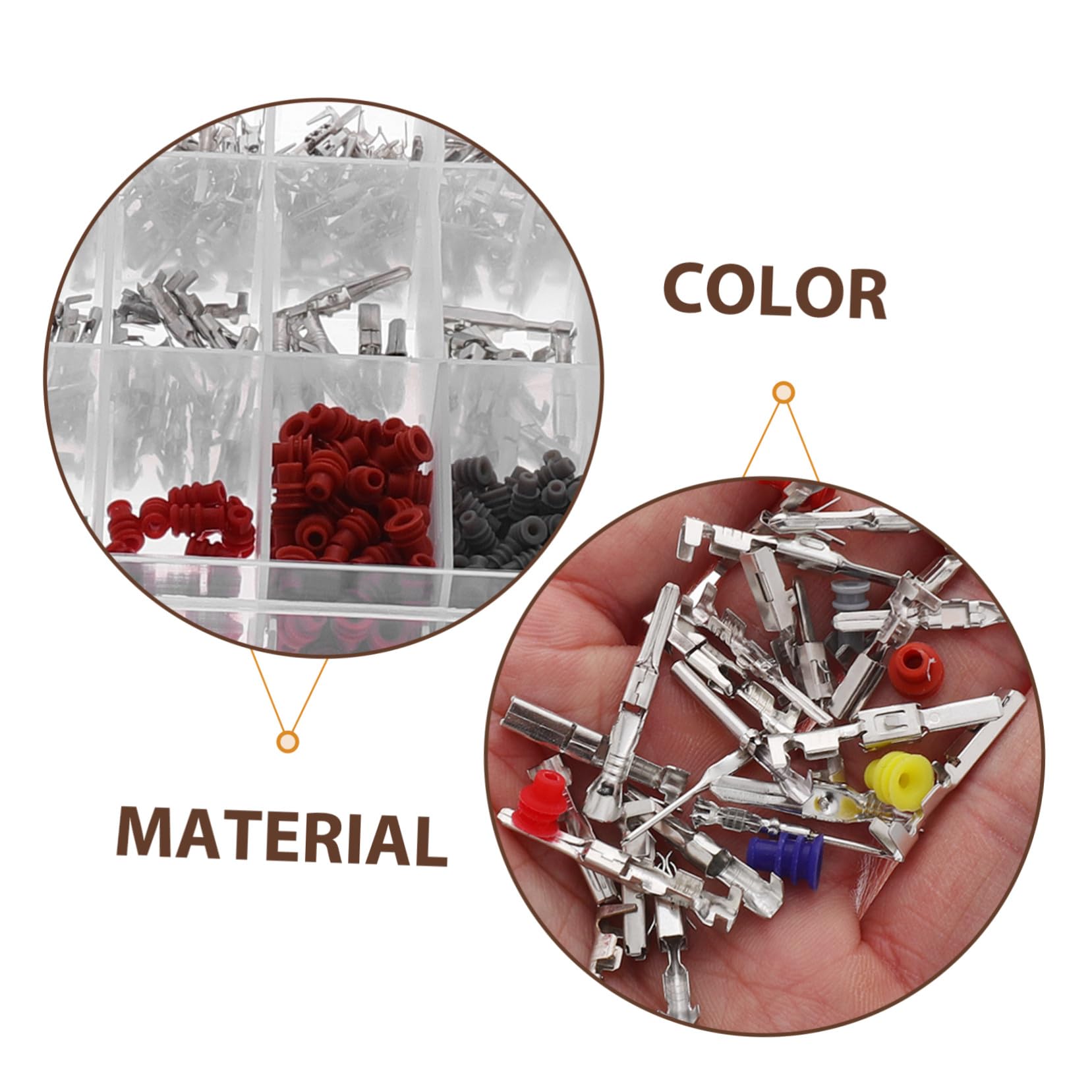 Kit de Connecteurs Automobiles à Broches, 700 Pièces, Alliage Plastique