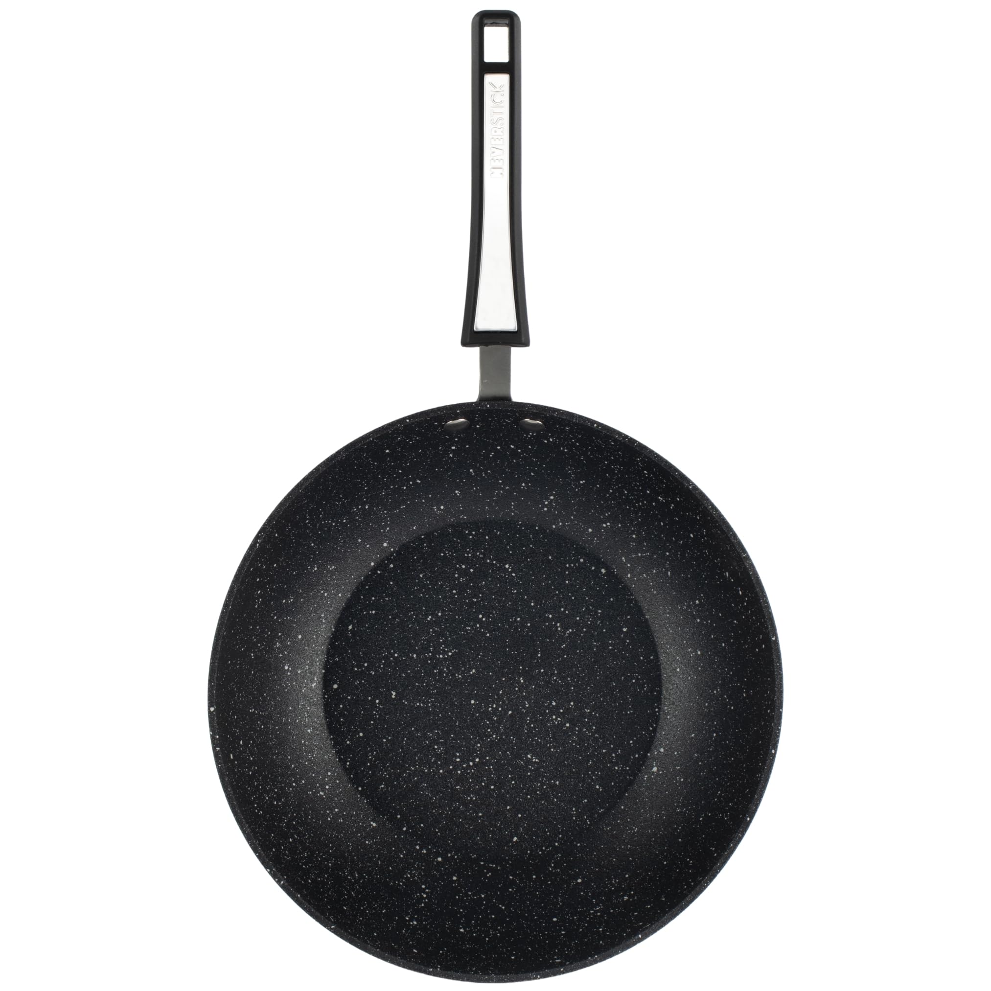 Scoville Xtra - Padella wok da 28 cm, antiaderente, rivestimento NEVERSTICK, adatta a tutti i piani cottura, lavabile in lavastoviglie, manico ergonomico, senza PFOA, in alluminio temperato, colore