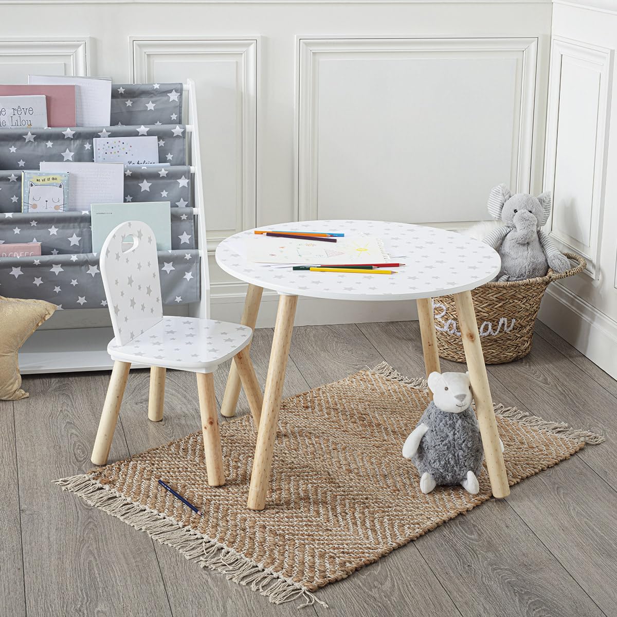 ATMOSPHERA CREATEUR D'INTERIEUR - Sedia per bambini douceur modello grigio